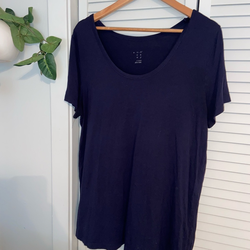 Royal blue T-shirt
